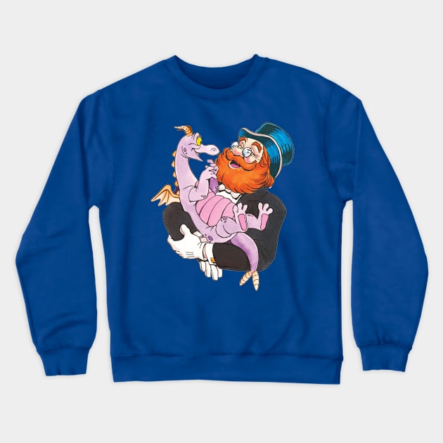 Dreamfinder and Figment Crewneck Sweatshirt by Mouse Magic with John and Joie